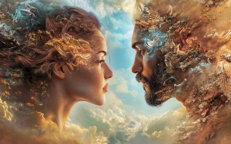 Minh họa A-đam và Ê-va trước cây biết điều thiện và điều ác theo Sáng Thế Ký 3