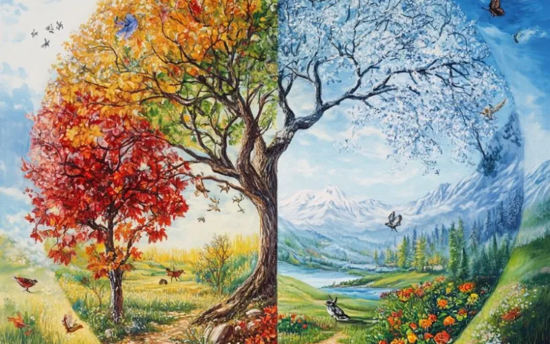 Mô hình Trái Đất bốn mùa luân chuyển trong không gian vũ trụ minh chứng cho sự thiết kế diệu kỳ của Đấng Tạo Hóa