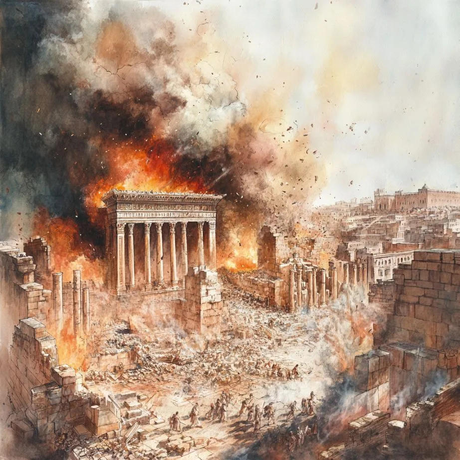 litom20_The_destruction_of_the_Second_Temple__JERUSALEM_by_the__44c80452-1b99-40ff-8916-0f5026e1ffc8 Nhiếp ảnh 3D phục dựng cảnh tượng quân đội La Mã phá hủy Đền Thờ thứ hai tại Giê-ru-sa-lem năm 70 SCN